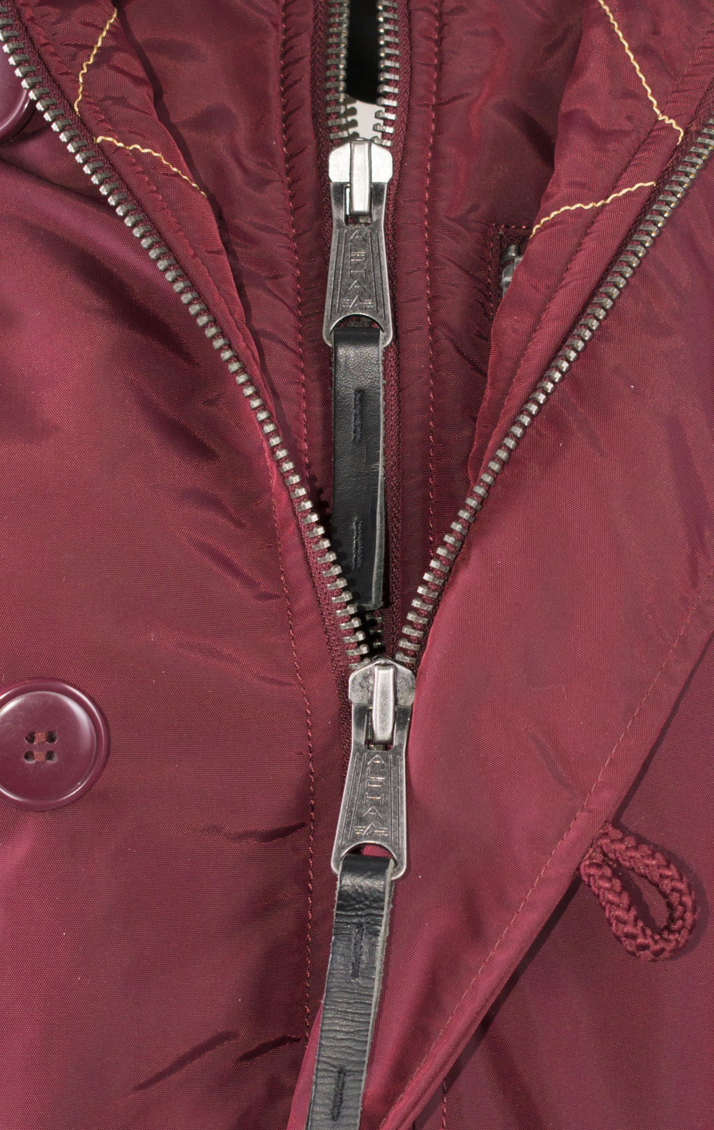 Женская аляска ALPHA INDUSTRIES PPS N-3B натур. мех burgundy 