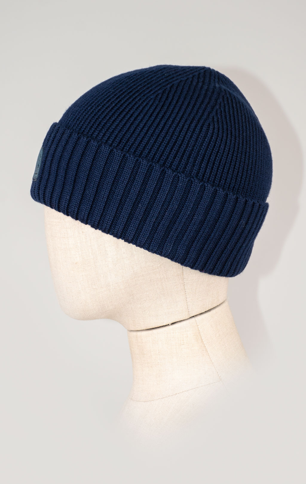 Шапка вязаная PARAJUMPERS PLAIN BEANIE FW 25/26 blue navy 
