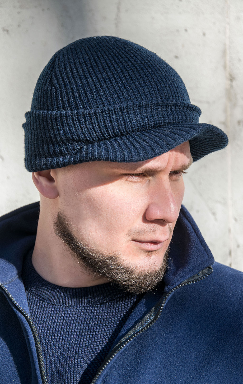 Шапка вязаная Fostex JEEP CAP акрил navy 