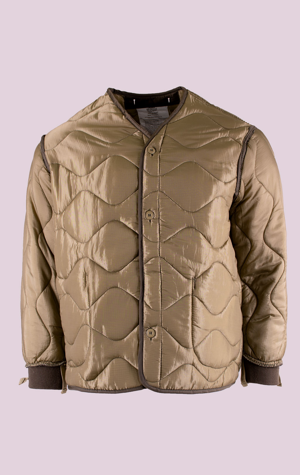 Подстежка TEESAR M-65 CLASSIC с карманами и манжетами olive 