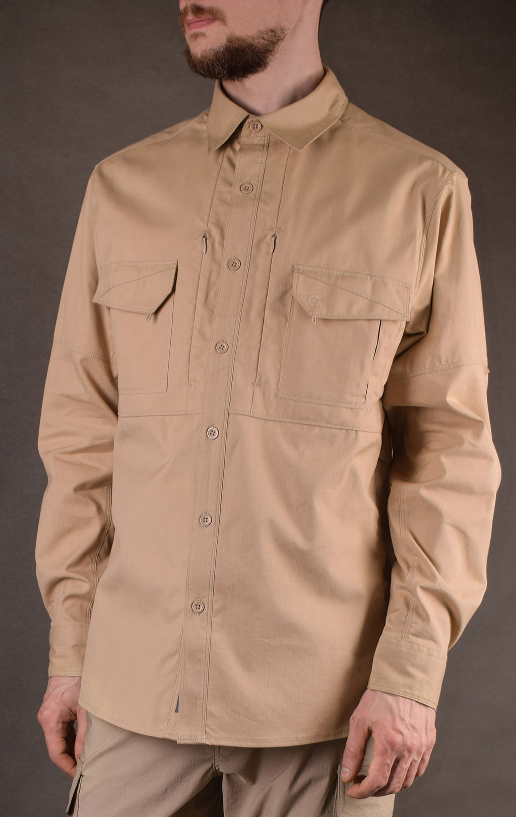 Рубашка Pentagon PLATO big size полиэстер khaki 02019 