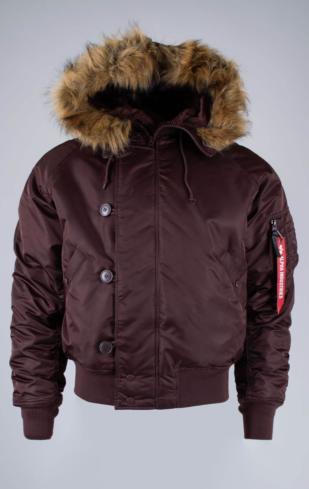 Аляска короткая ALPHA INDUSTRIES N-2B HERITAGE FIT PARKA FW 26/27 cocoa 