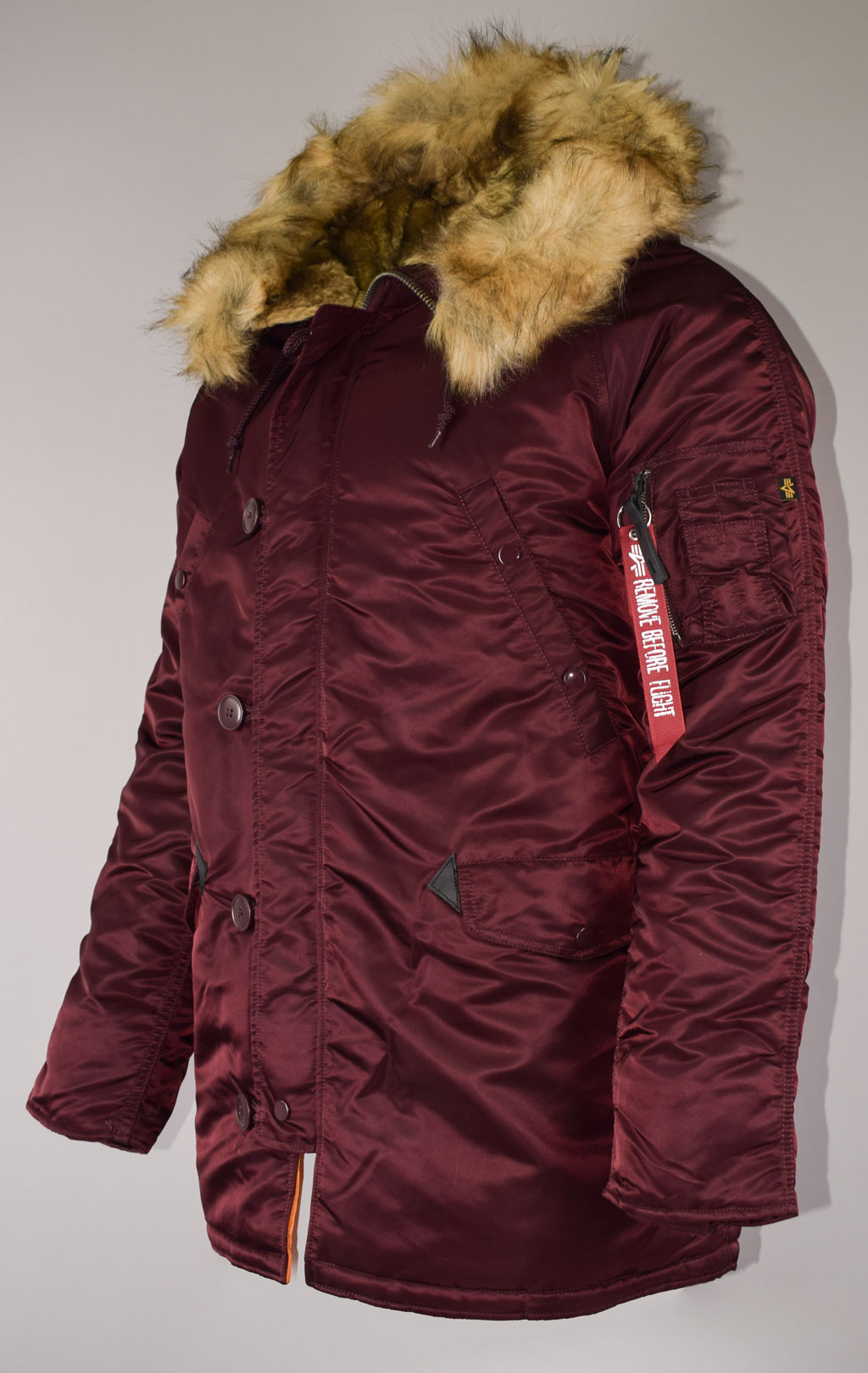 Аляска ALPHA INDUSTRIES VF 59 N-3B deep maroon 