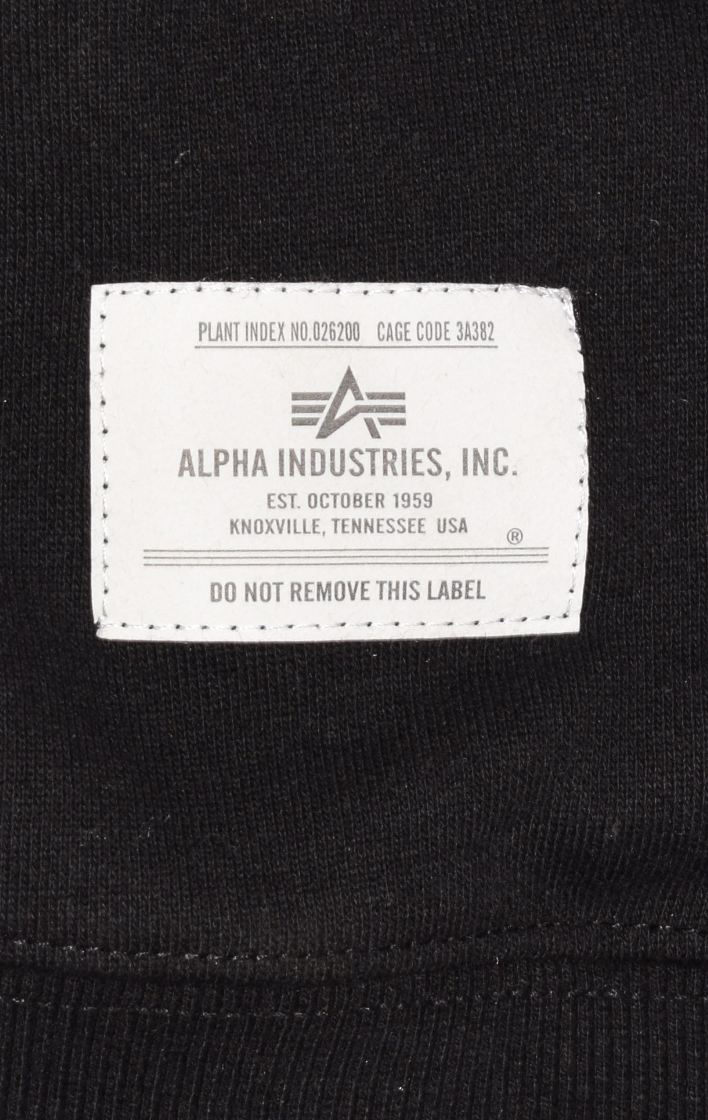 Свитшот ALPHA INDUSTRIES POCKET CREWNECK FW 22/23 black 