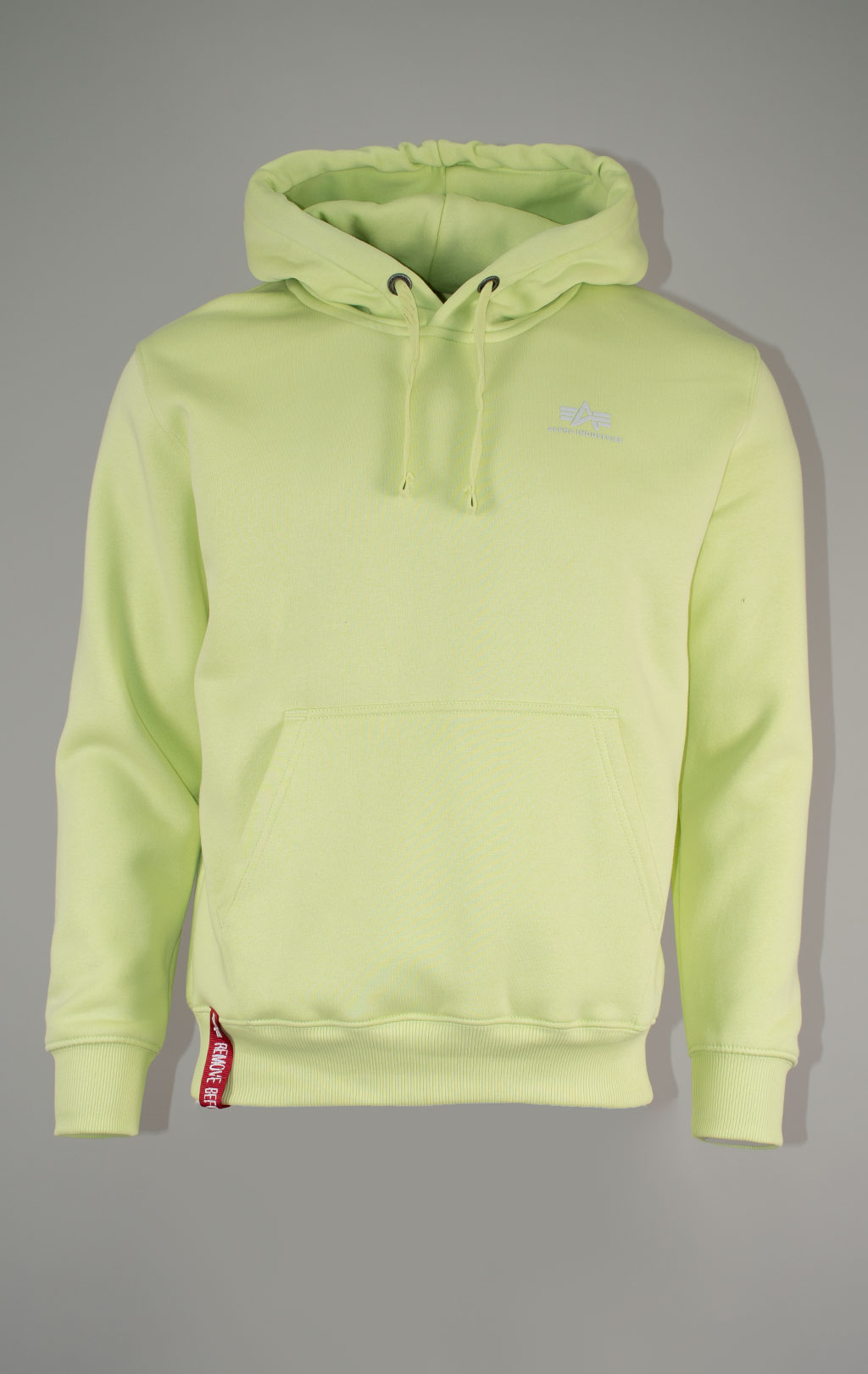 Толстовка ALPHA INDUSTRIES BASIC HOODY SMALL LOGO arctic lime 