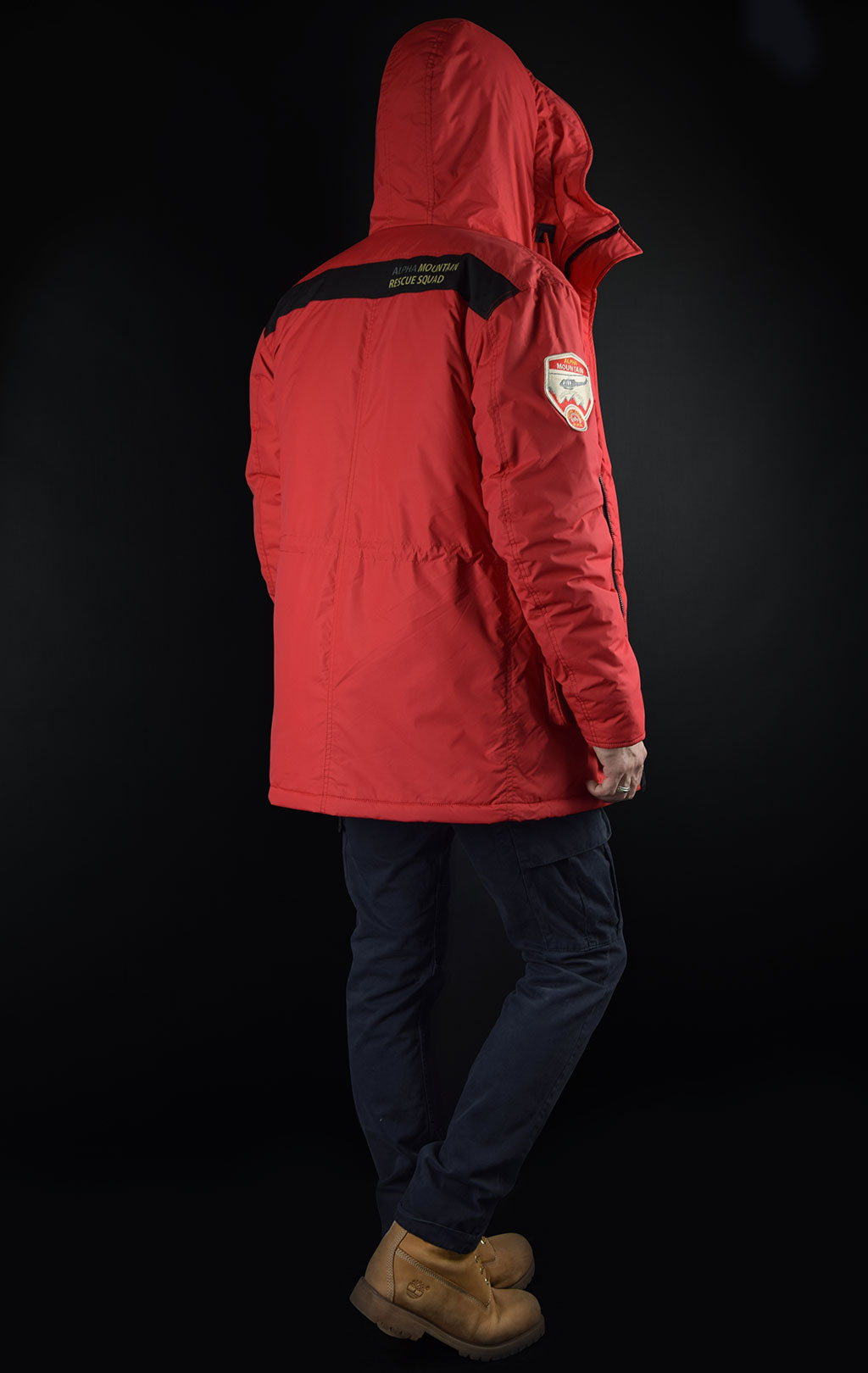 Куртка ALPHA INDUSTRIES MOUNTAIN ALL WEATHER JACKET speed red 