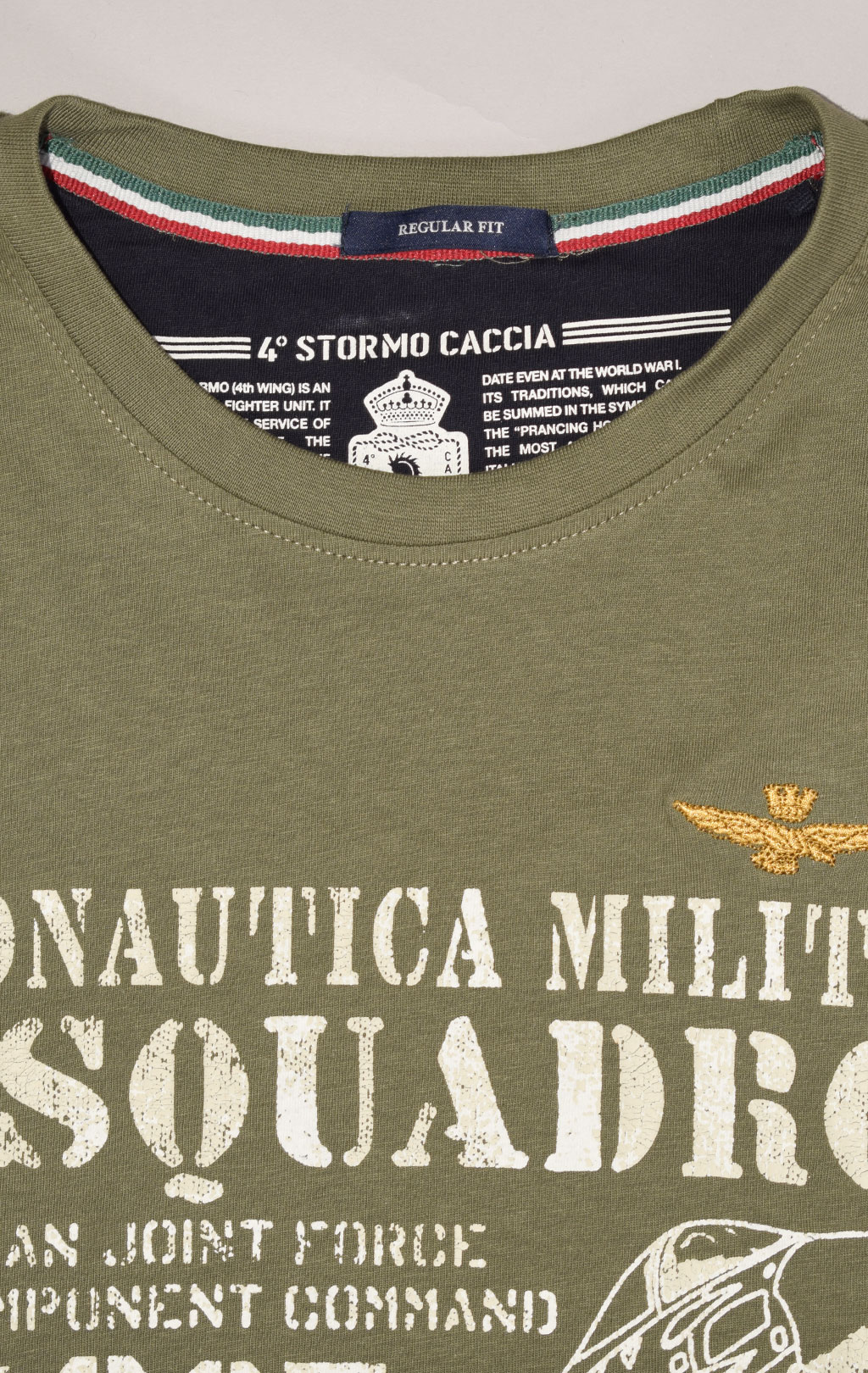 Футболка AERONAUTICA MILITARE SS 23/BD verde (TS 2081) 