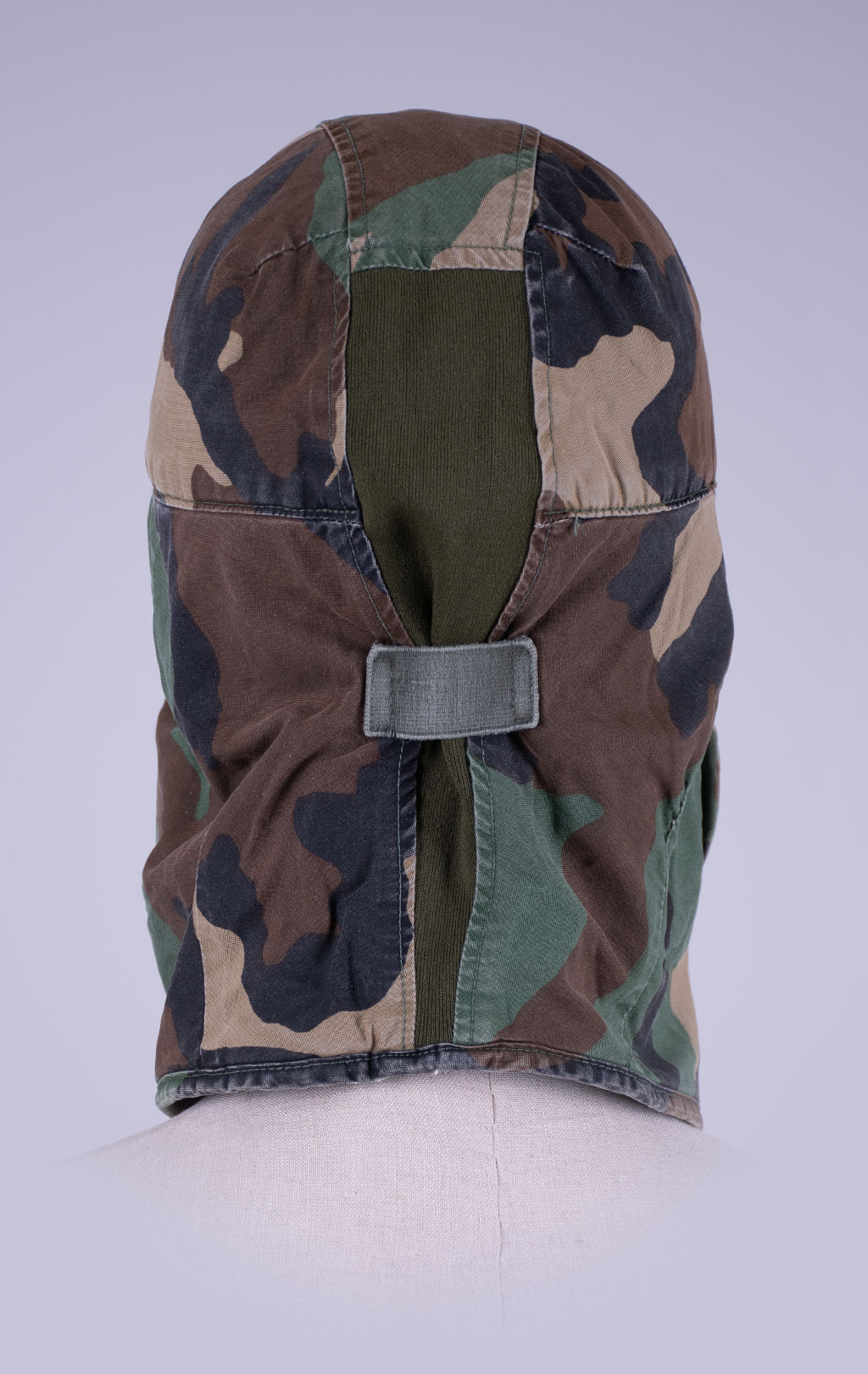 Шапка- шлем зимний camo woodland б/у США