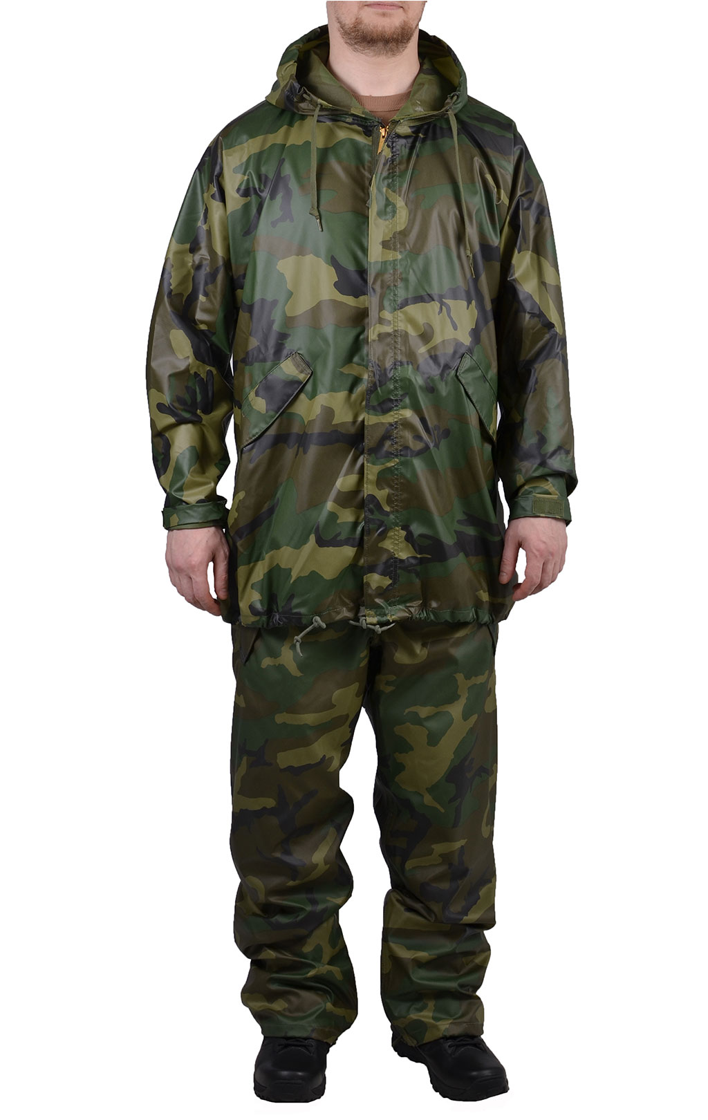 Костюм дождевой camo woodland США