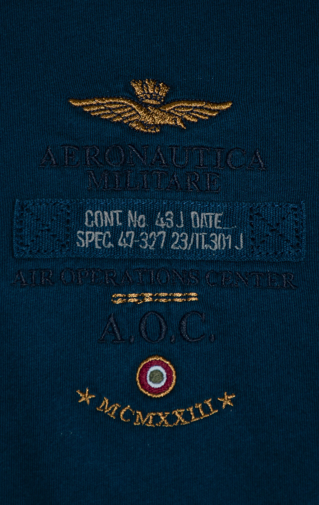 Лонгслив AERONAUTICA MILITARE FW 25/26/TR titan avio (TS 2470) 