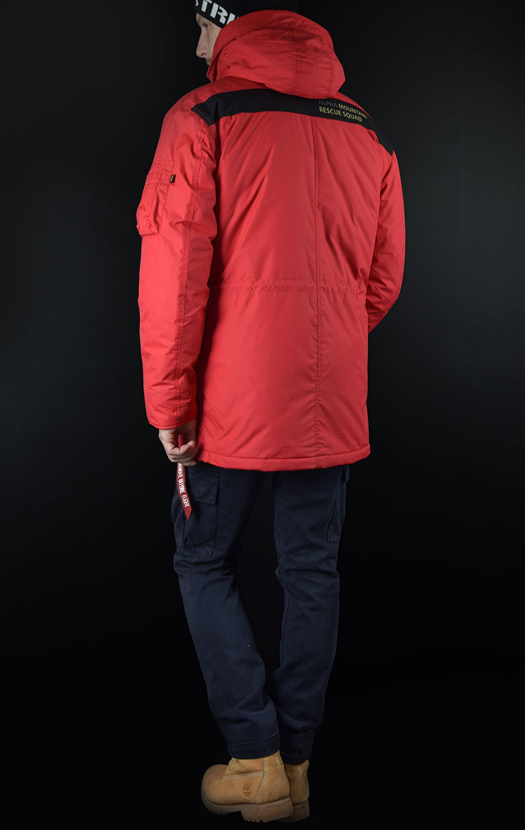 Куртка ALPHA INDUSTRIES MOUNTAIN ALL WEATHER JACKET speed red 