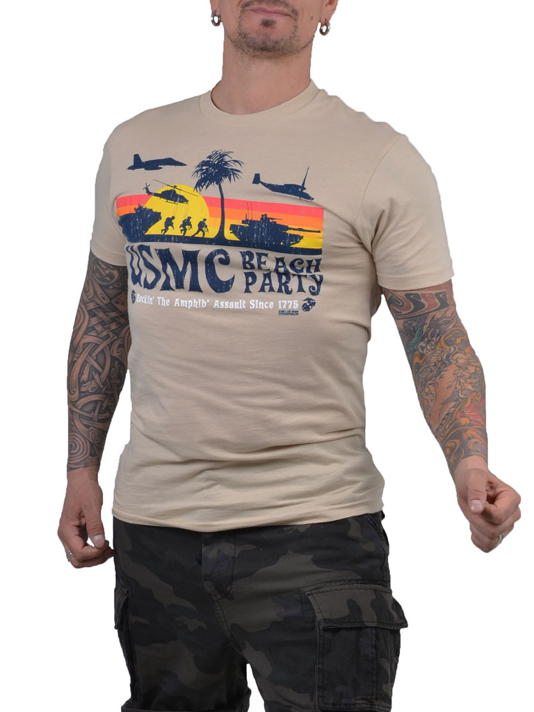 Футболка 7.62 USMC BEACH PARTY sand (001-464) 