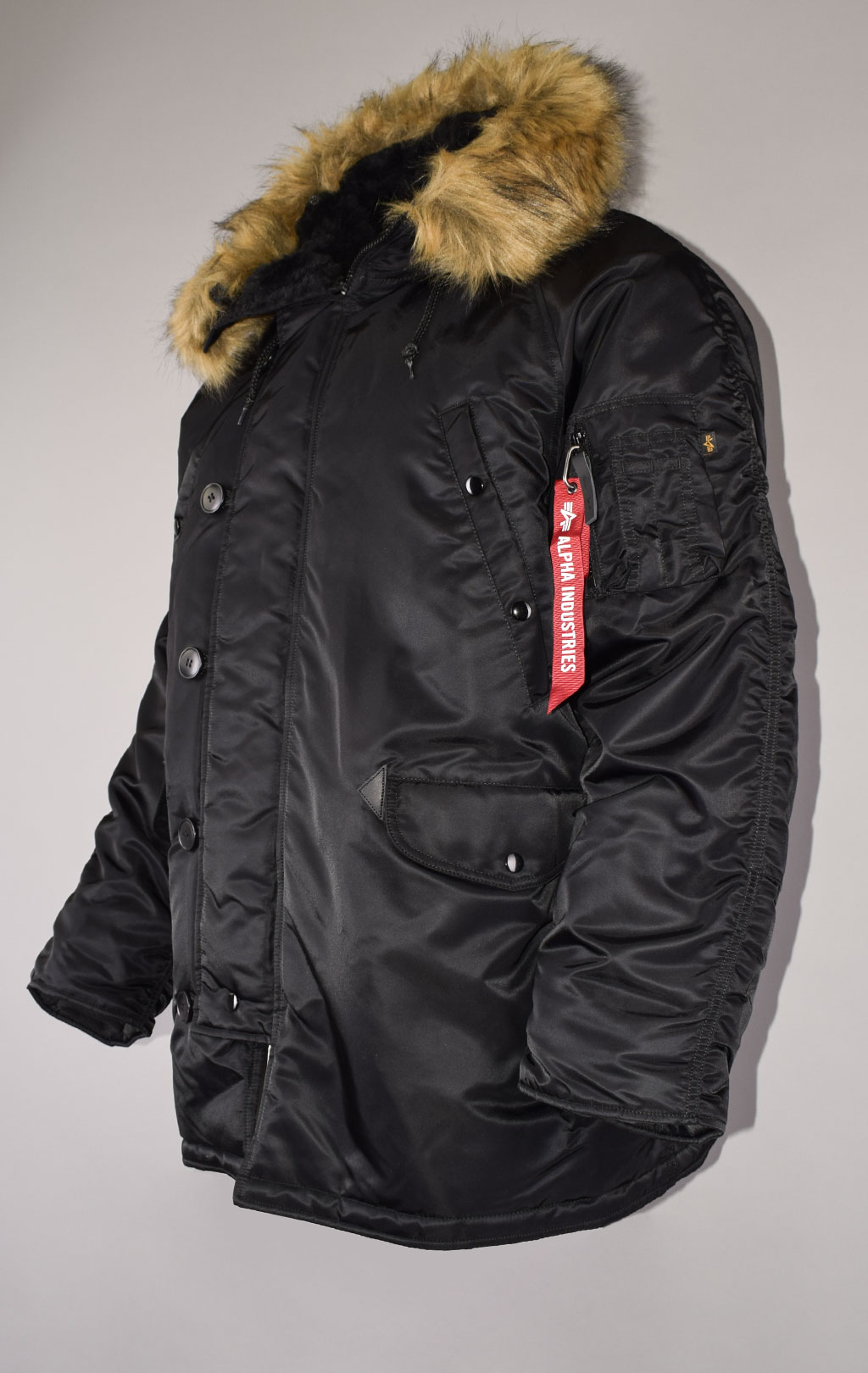 Аляска ALPHA INDUSTRIES CLASSIC big size N-3B FW 22/23 m black 