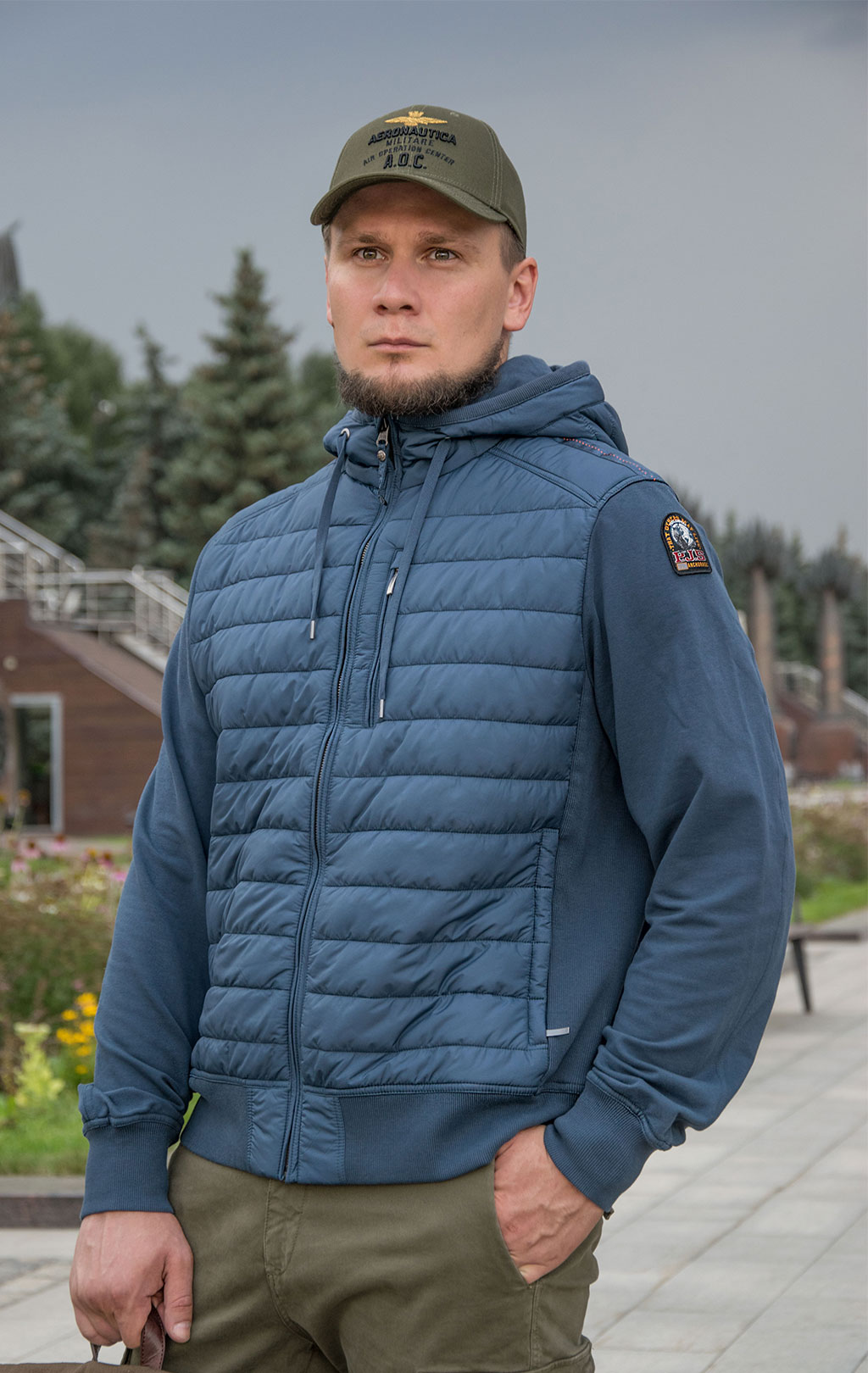 Толстовка комбинированная PARAJUMPERS IVOR SS 20 interstellar 