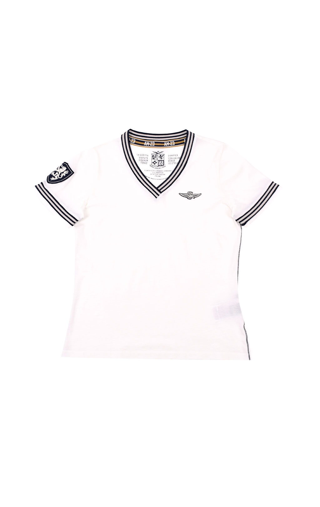 Женская футболка AERONAUTICA MILITARE SS 20/PT bianco (TS 1735) 