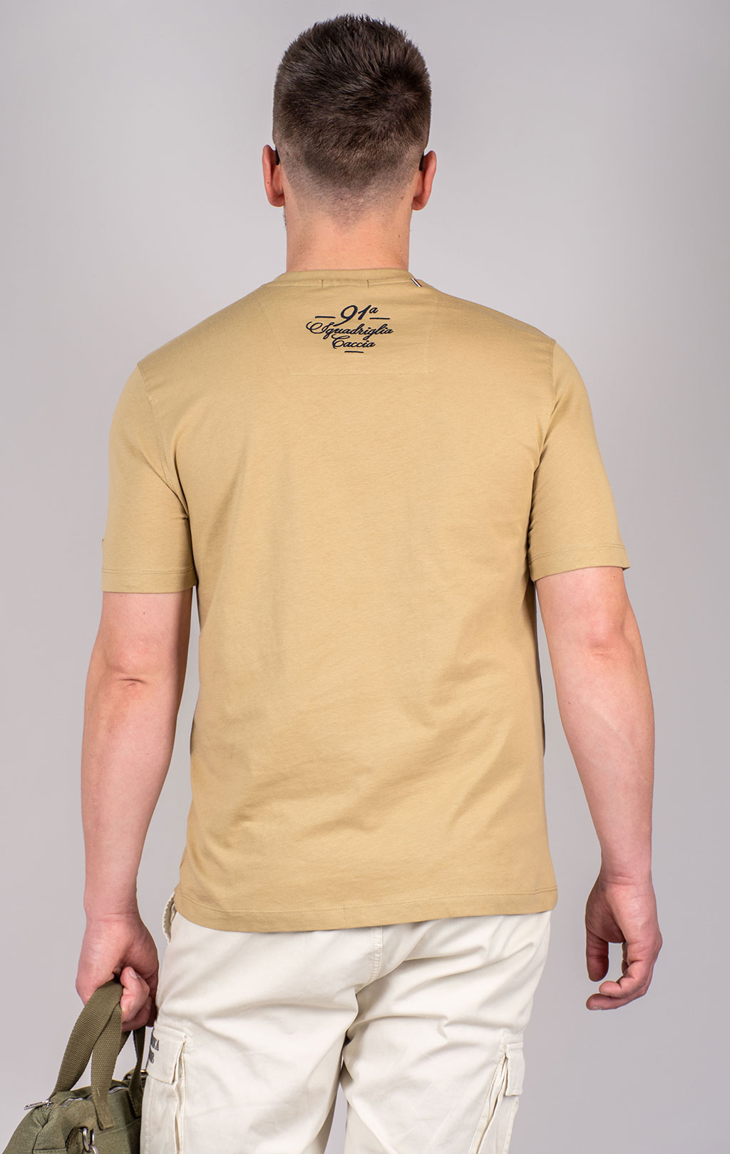 Футболка AERONAUTICA MILITARE SS 25 m/BD antelope beige (TS 2414) 
