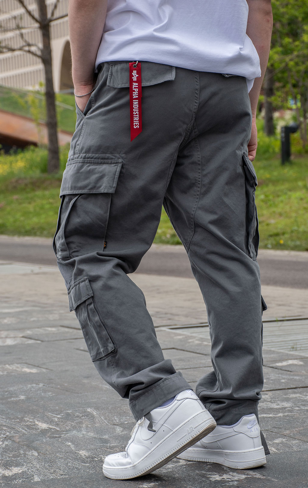 Брюки-карго ALPHA INDUSTRIES ACU PANT плотные SS 24 m aircraft gray 