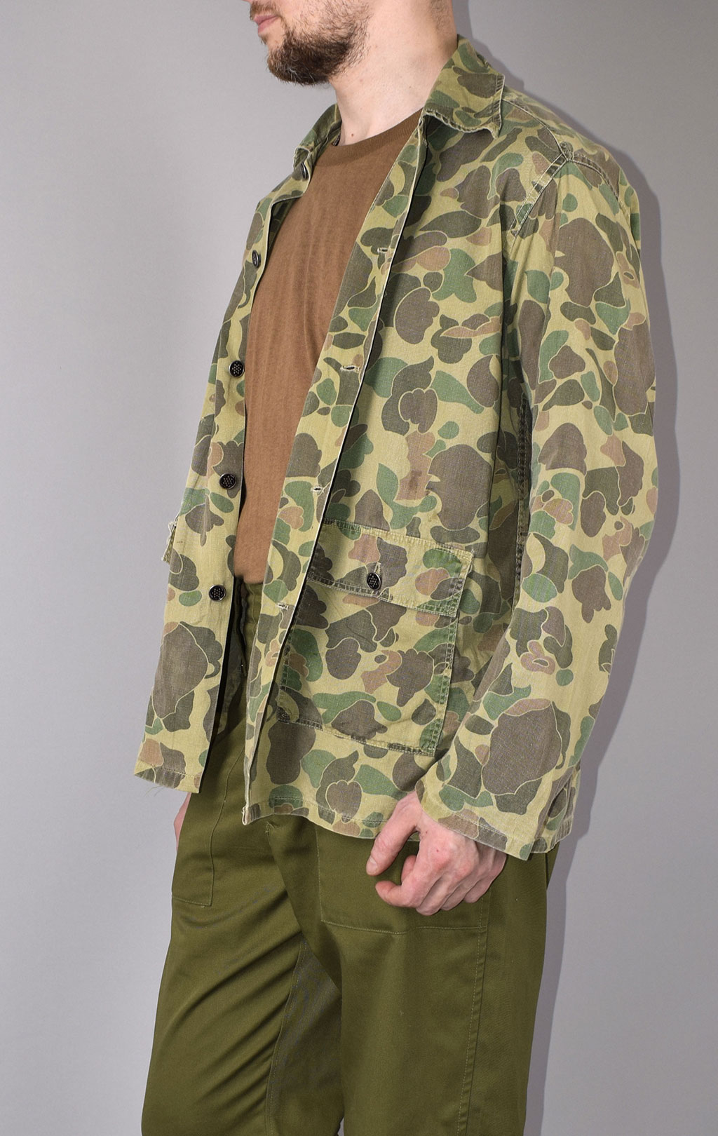 Куртка армейская Korean War Era pacific camo б/у США