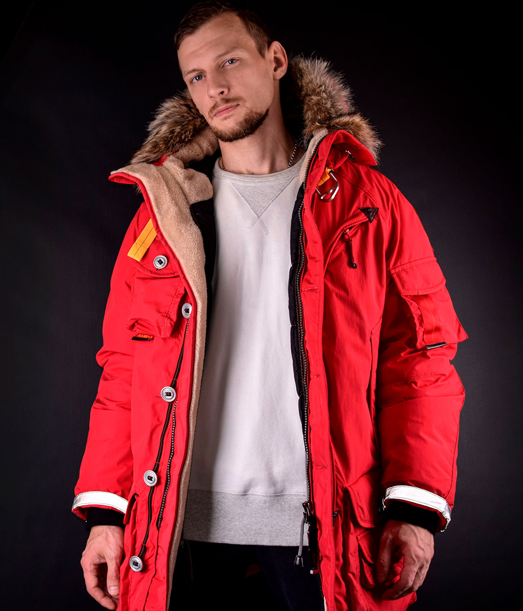Парка PARAJUMPERS MUSHER scarlet 