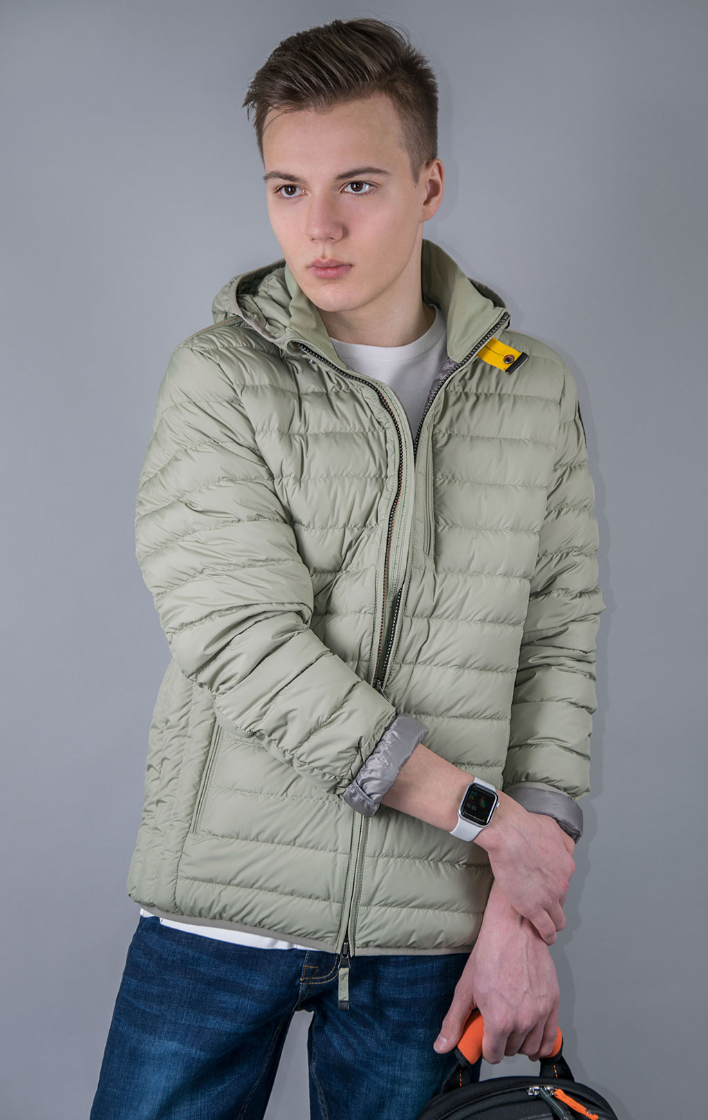 Куртка-пуховик лёгкая PARAJUMPERS LAST MINUTE SS 23 sage 