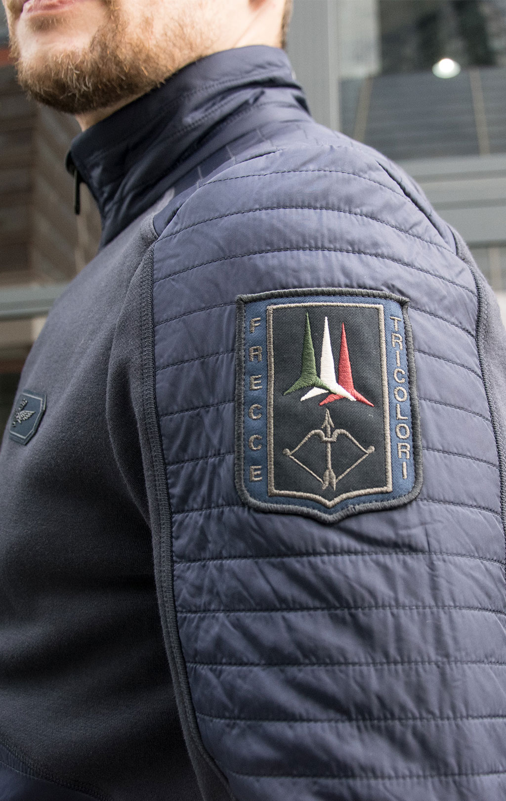 Толстовка-куртка AERONAUTICA MILITARE FW 19/20 blue navy (AF 380) 
