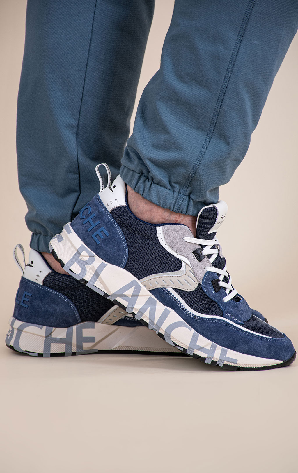 Кроссовки VOILE BLANCHE CLUB01 MESH SS 26 mesh indigo/silky grey 2019021 