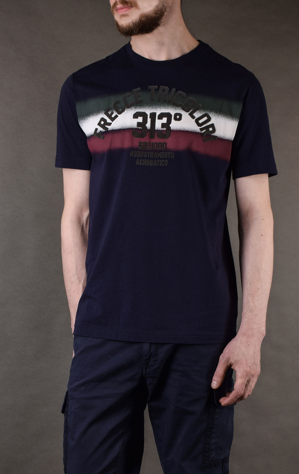 Футболка AERONAUTICA MILITARE SS19 blue navy (TS 1620)