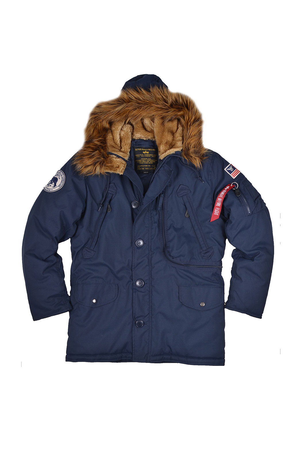 Аляска ALPHA INDUSTRIES POLAR rep. blue 