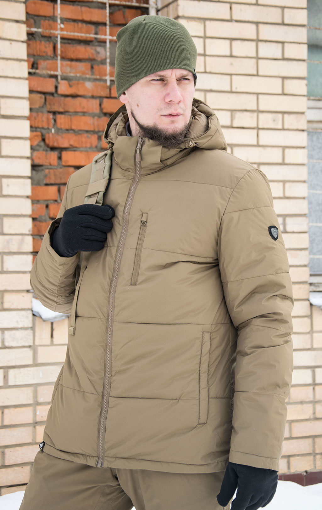 Куртка Pentagon TAURUS утеплённая с капюшоном coyote 08050 