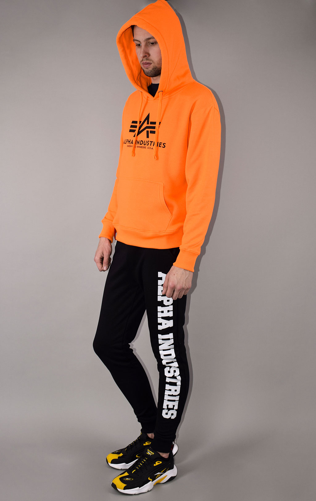 Толстовка ALPHA INDUSTRIES BASIC HOODY NEON neon/orange 