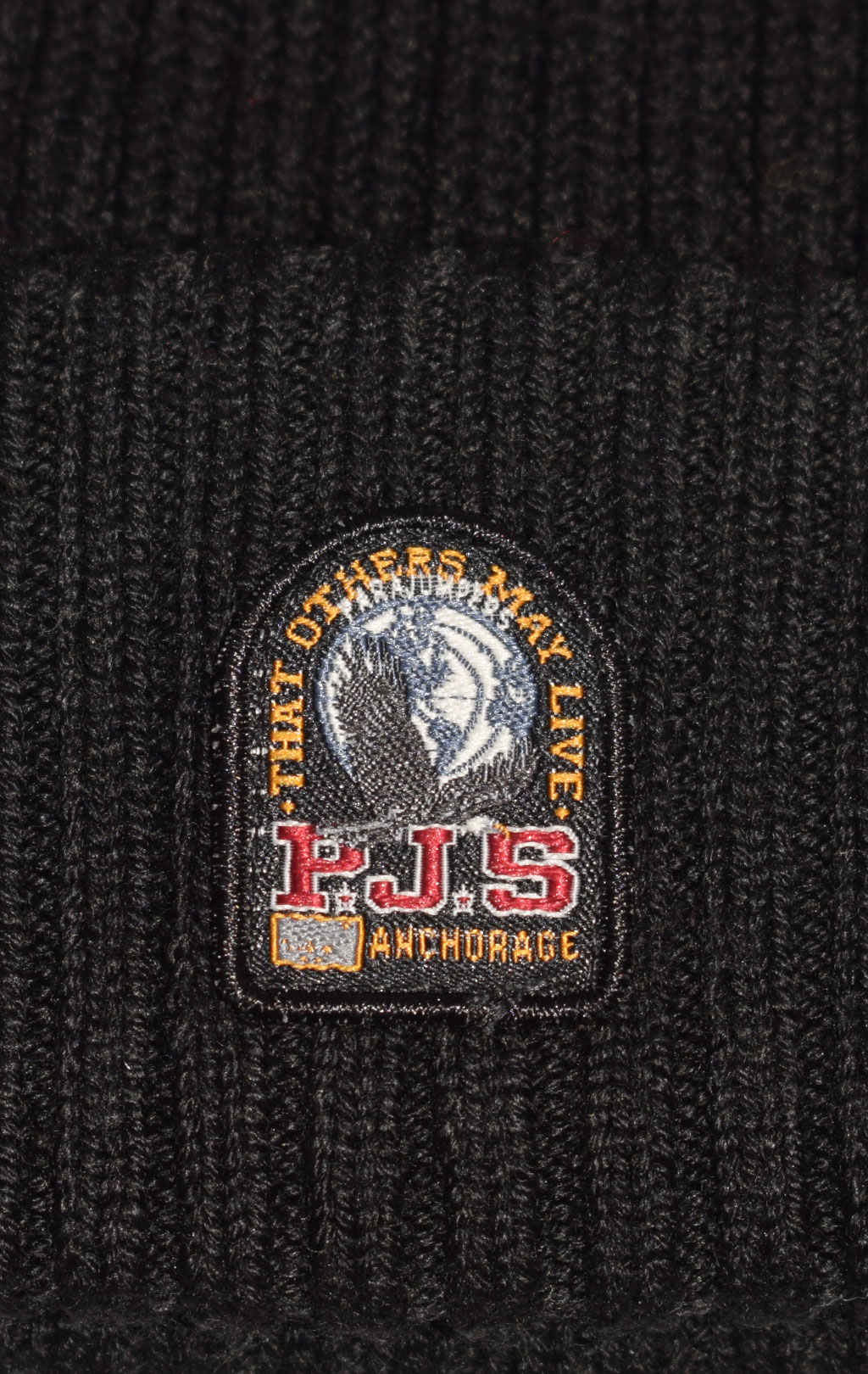 Шапка вязаная PARAJUMPERS RIB HAT FW 23/24 black 