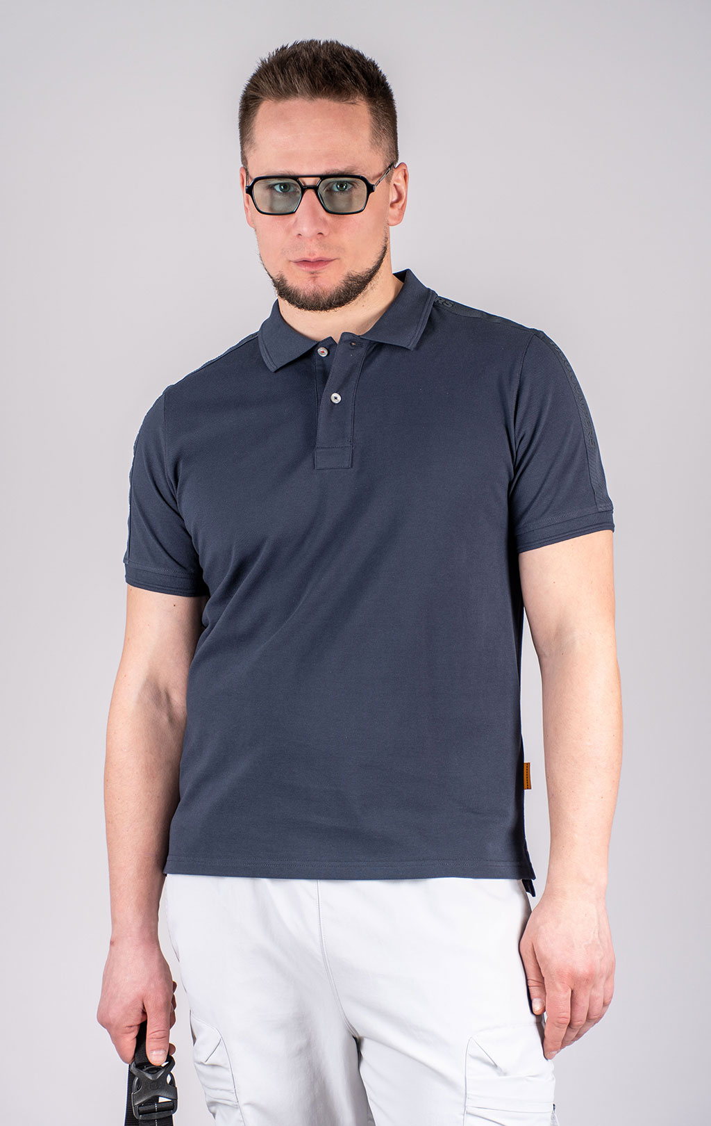 Футболка-поло PARAJUMPERS SPACE POLO SS 25 m blue navy 