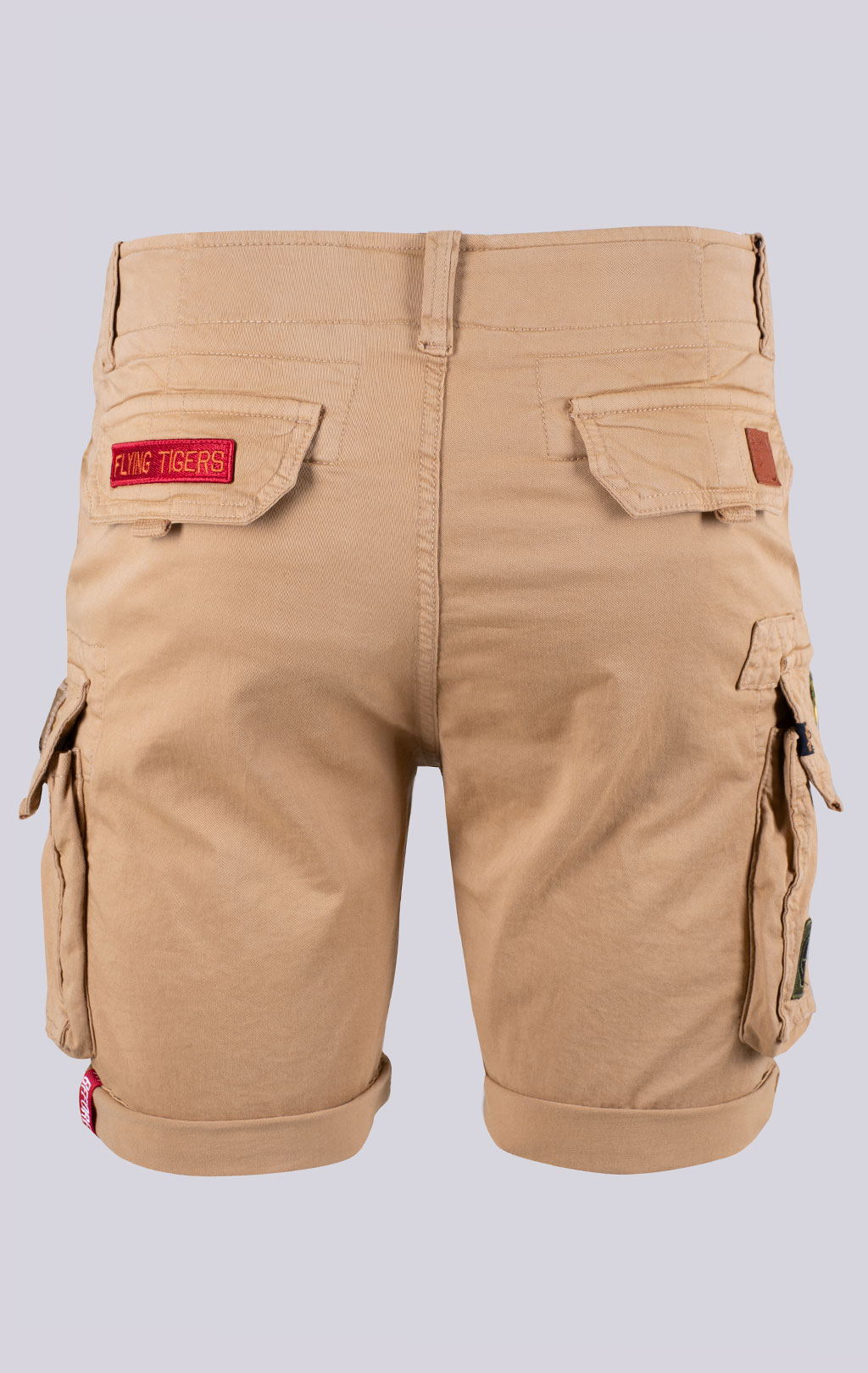 Шорты карго ALPHA INDUSTRIES CREW SHORT PATCH sand 