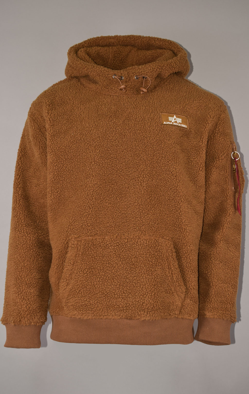 Толстовка ALPHA INDUSTRIES TEDDY HOODY camel 