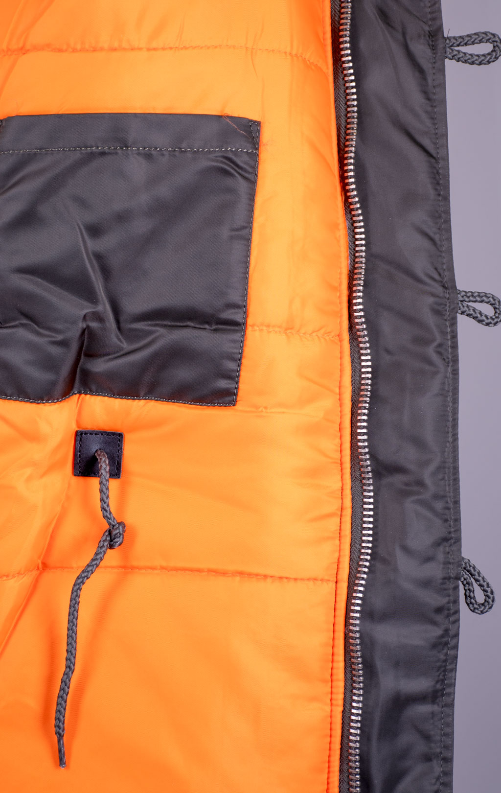 Аляска ALPHA INDUSTRIES SLIM FIT GEN-I N-3B rep. grey/orange 