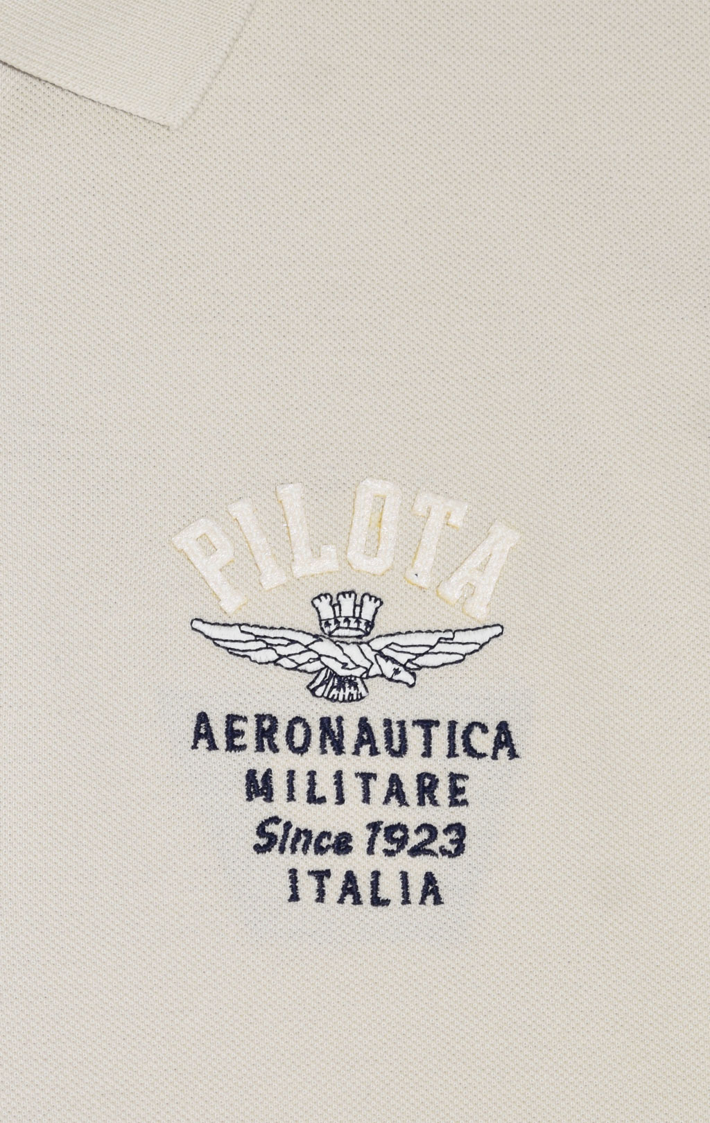 Футболка-поло AERONAUTICA MILITARE SS 23/TR ghiaccio (PO 1699)