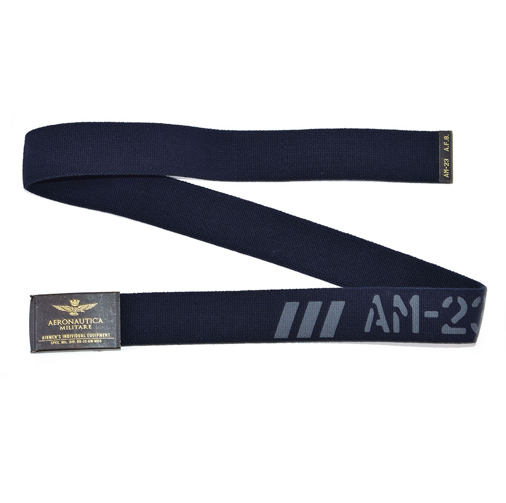 Ремень эластичный AERONAUTICA MILITARE FW 19/20 blue navy (CI 253) 