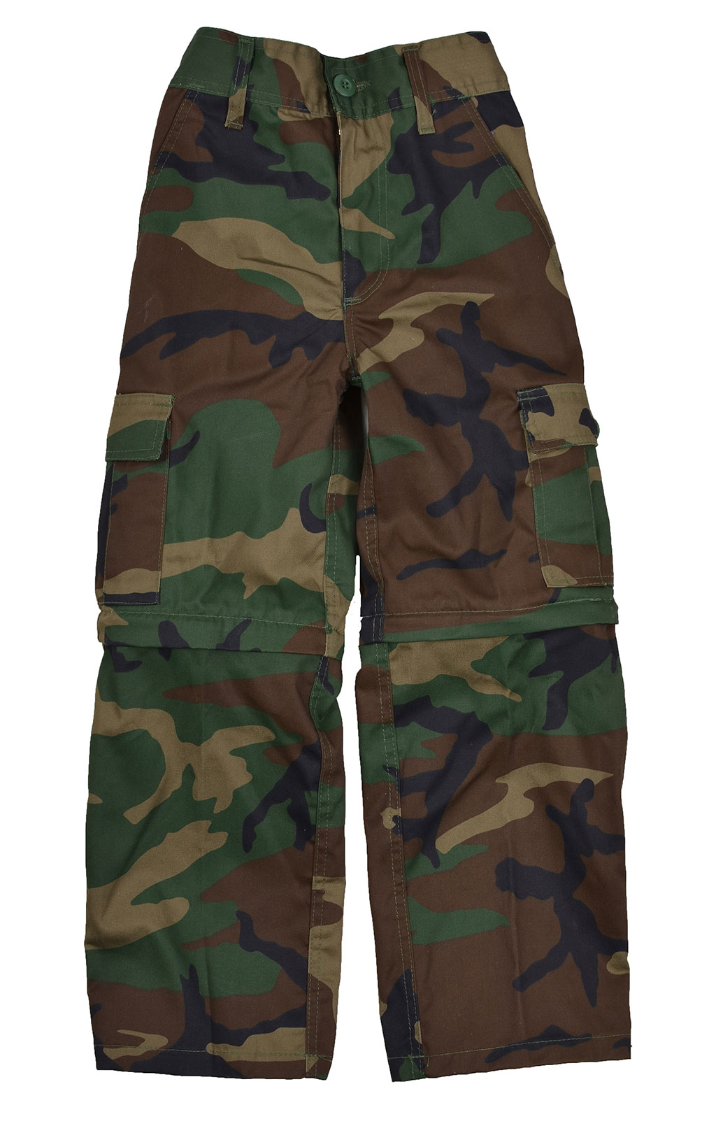 Детский костюм с жилетом MFH camo woodland 