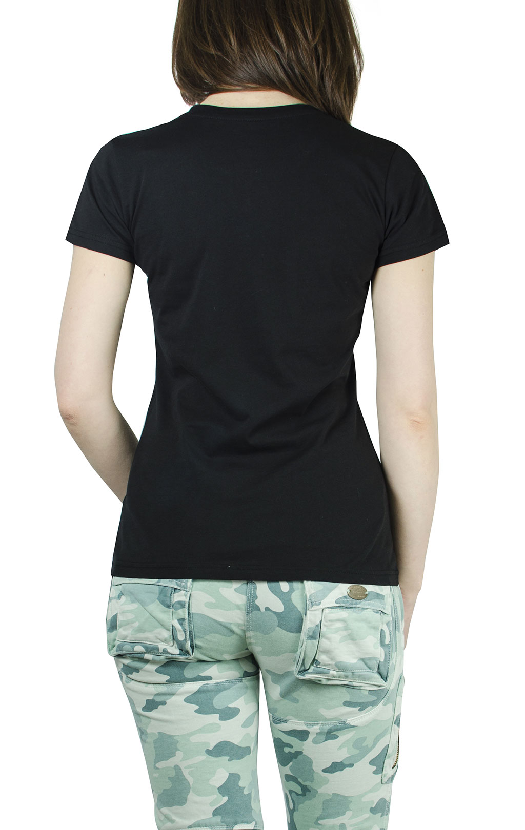 Женская футболка ALPHA INDUSTRIES BASIC T black 
