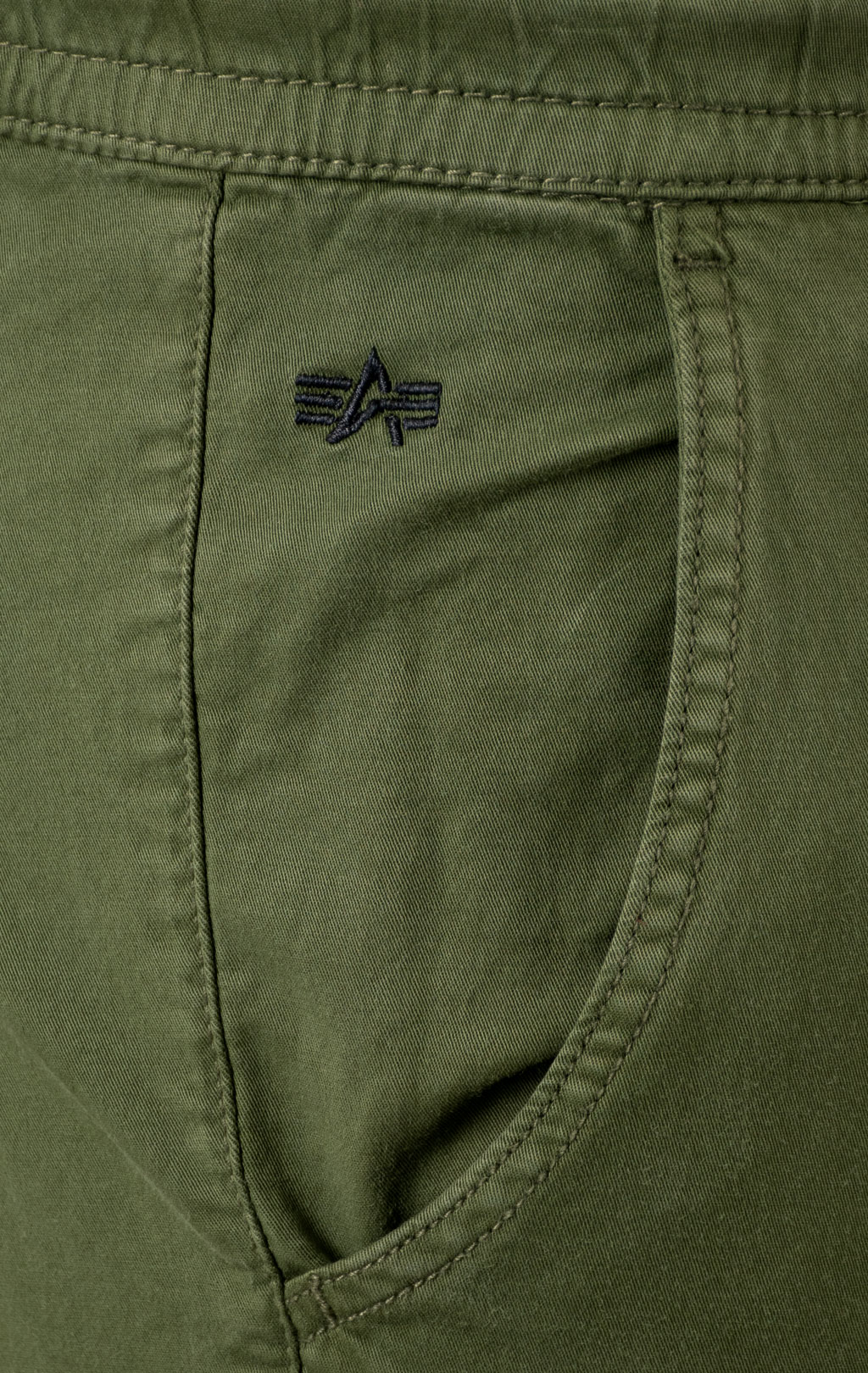 Брюки джоггеры ALPHA INDUSTRIES COTTON TWILL  JOGGER dark olive 