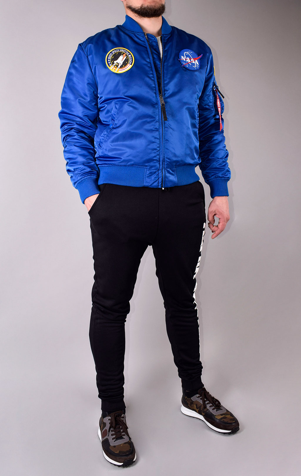 Бомбер ALPHA INDUSTRIES VF NASA MA-1 NASA blue 