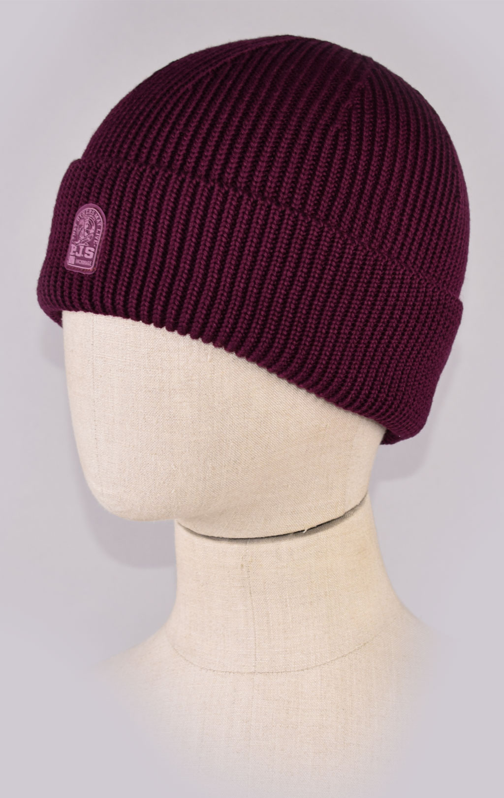 Шапка вязаная PARAJUMPERS PLAIN BEANIE FW 21/22 nocturne 