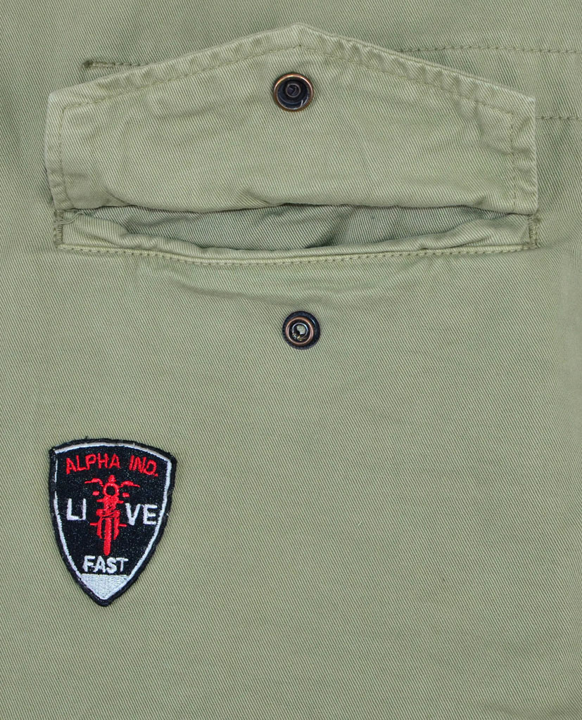 Куртка ALPHA INDUSTRIES VINTAGE CW PATCH M-65 light olive 