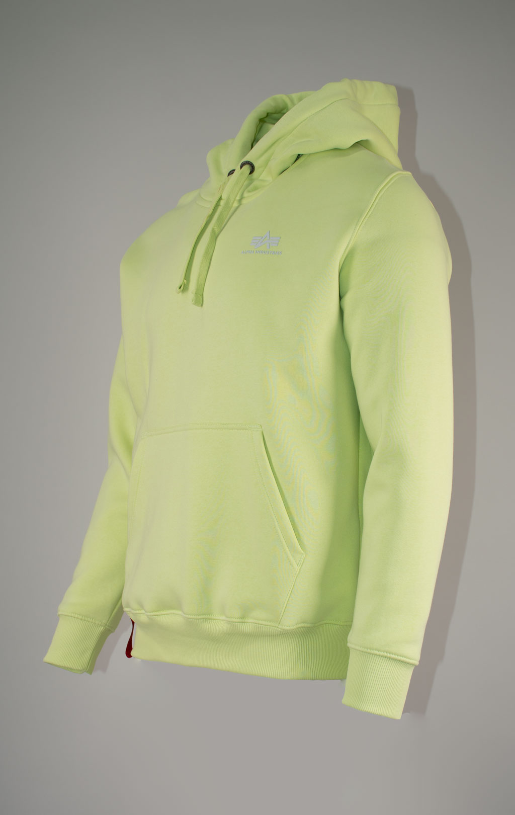 Толстовка ALPHA INDUSTRIES BASIC HOODY SMALL LOGO arctic lime 