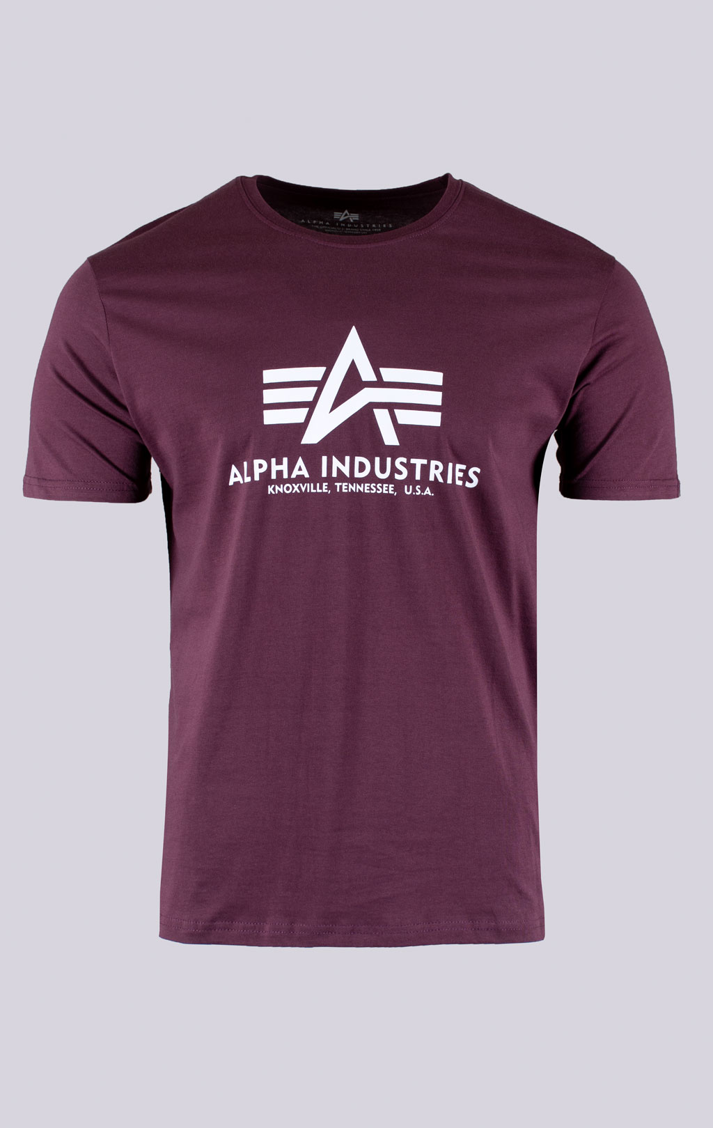 Футболка ALPHA INDUSTRIES BASIC T big size deep maroon 