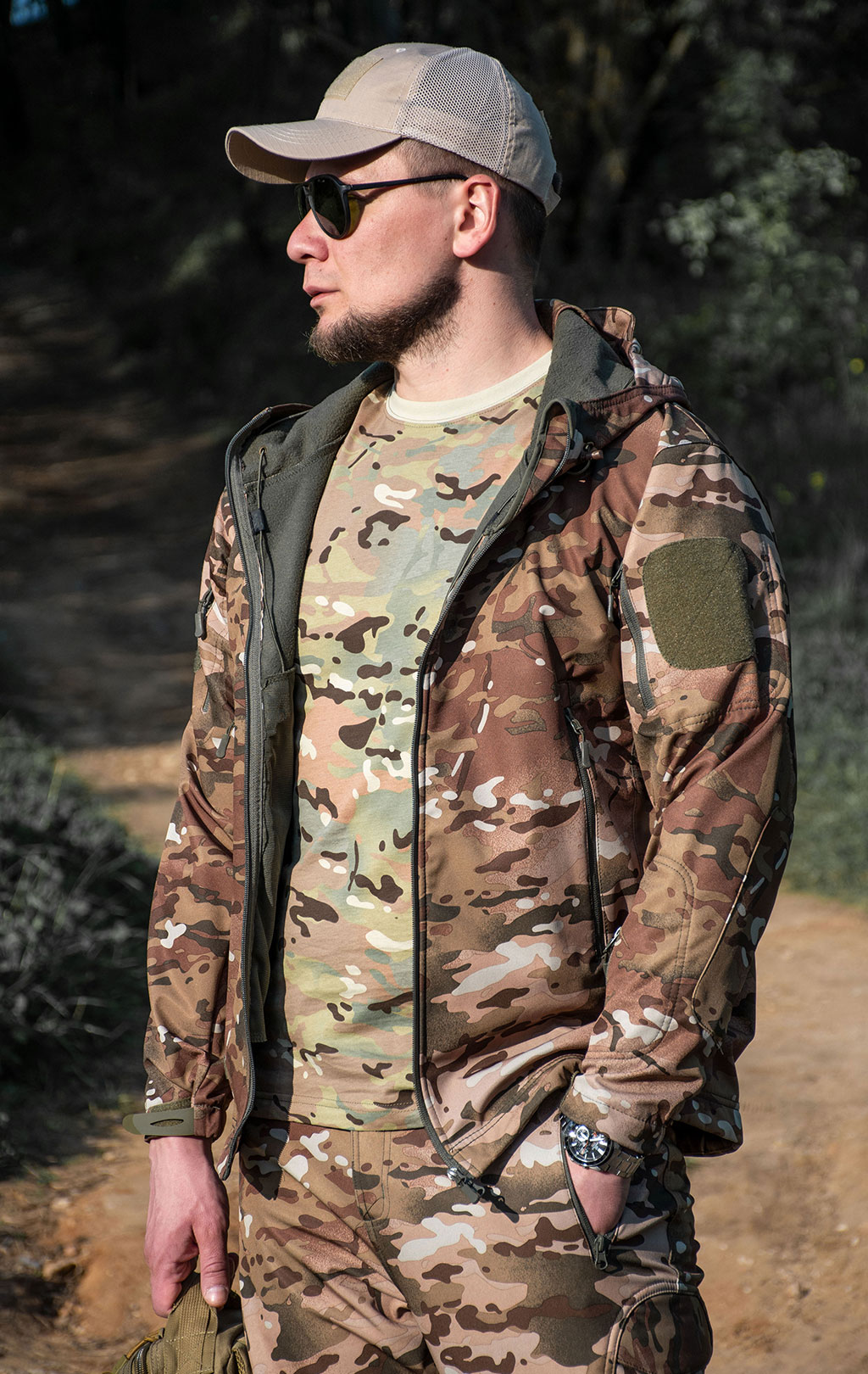 Костюм тактический SHARK SKIN Soft Shell утеплённый multicam UF-1163-jkt-pant Китай