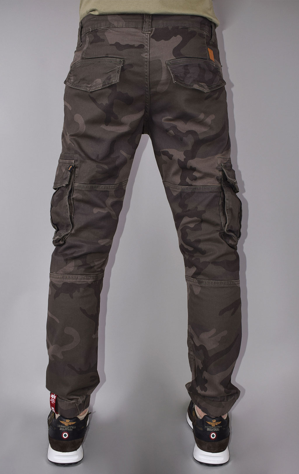 Брюки-карго ALPHA INDUSTRIES ARMY dark olive camo 