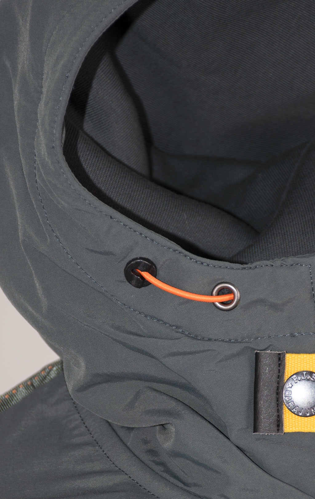 Толстовка с капюшоном PARAJUMPERS TRIDENT на молнии FW 24/25 green gables 
