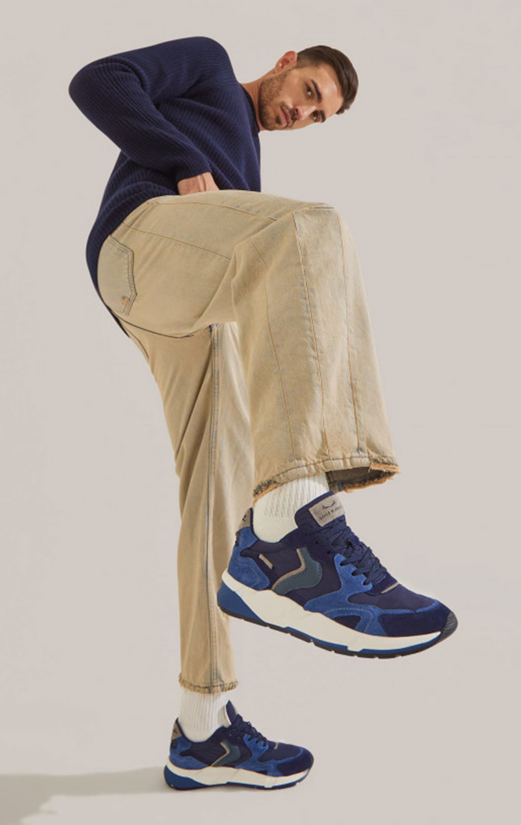 Кроссовки VOILE BLANCHE CLUB19 FW 25/26 navy/azure/grey 2018288 