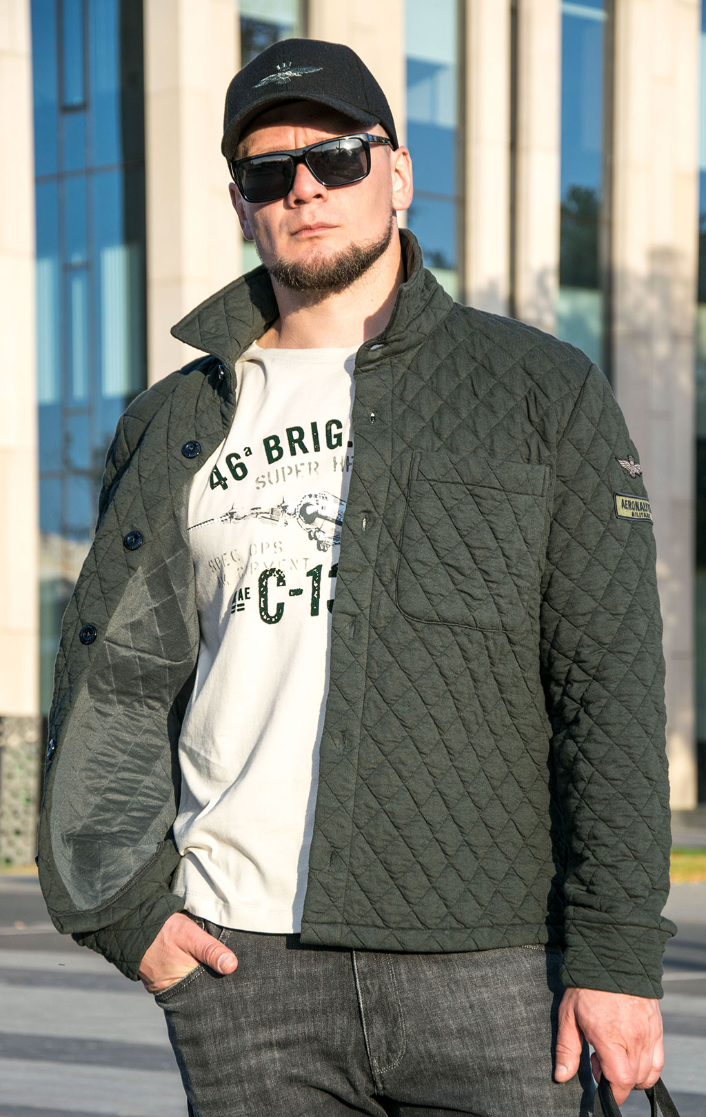 Куртка-рубашка AERONAUTICA MILITARE FW 23/24/TR dark green (AC 014) 